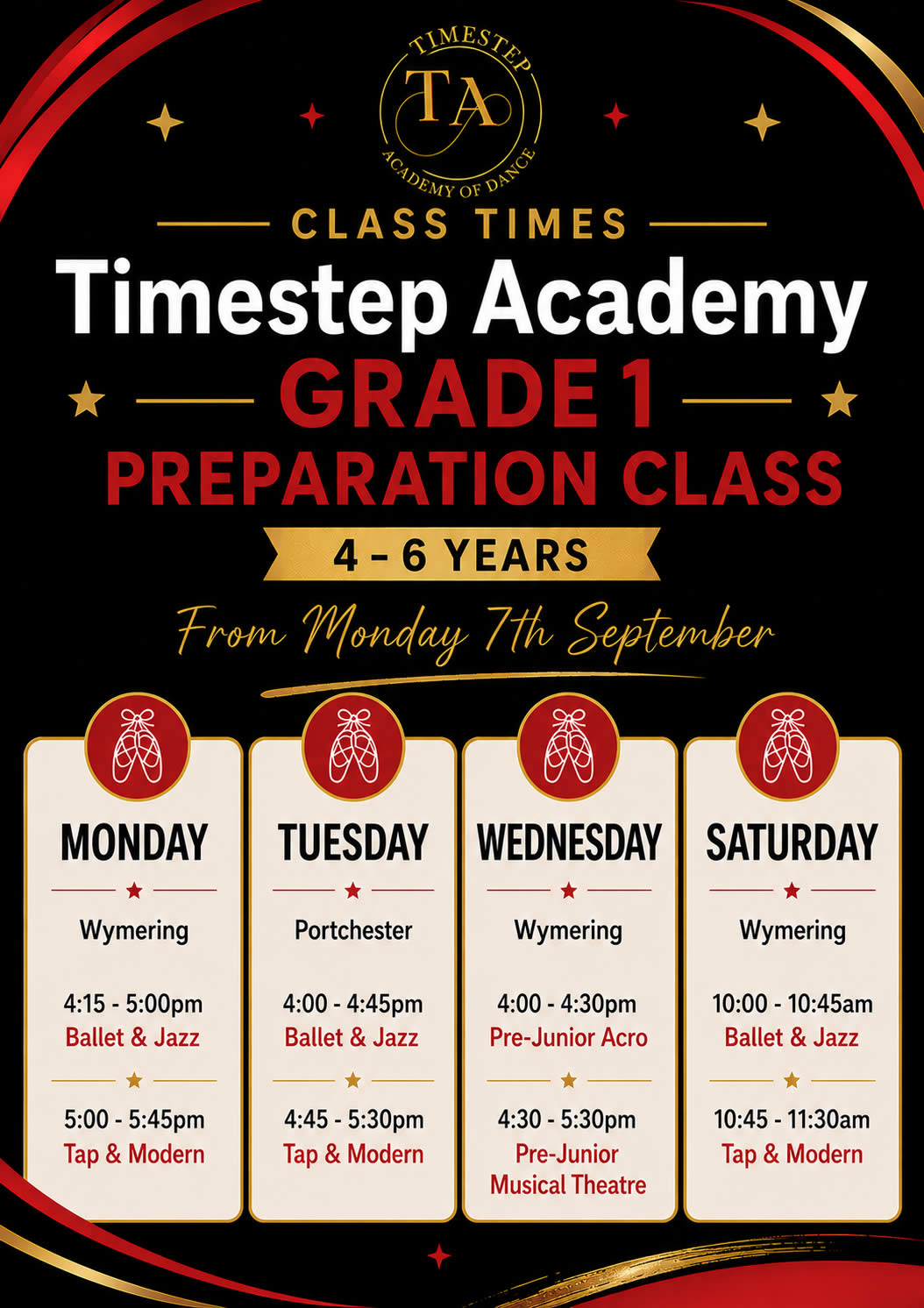 Classes for children 4-6 years