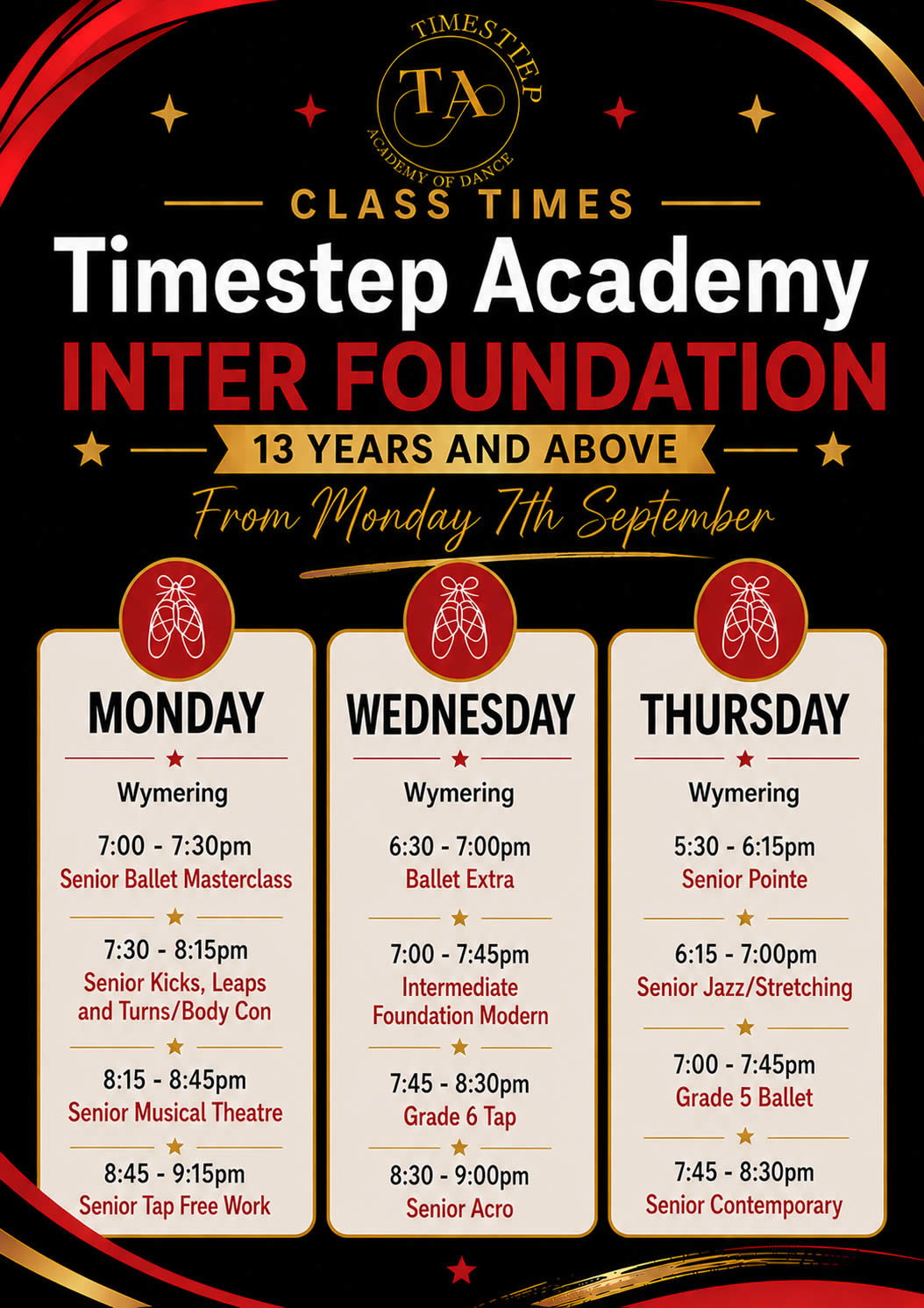 Classes for children 13 and above