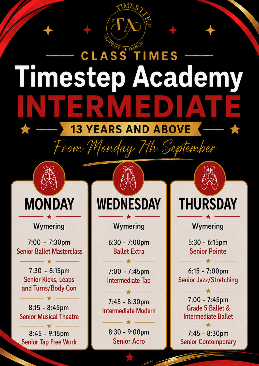 Classes for children 13 and above